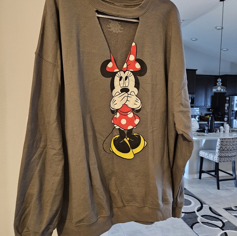 Disney Minnie Mouse Sweatshirt, 3X
